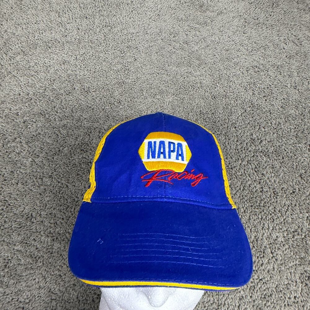 NAPA Racing Hat Cap Strap Back Mens One Size Blue NASCAR Indycar Outlaws NHRA